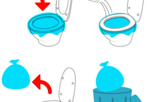 簡易トイレがあれば災害時も安心！簡単にできる簡易トイレの作成方法
