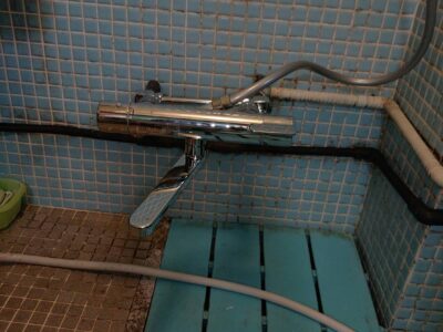 兵庫県赤穂市へお風呂の蛇口の水漏れでお伺い致しました。