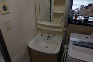 兵庫県芦屋市へ洗面蛇口の水漏れでお伺いさせて頂きました。