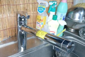 兵庫県三木市に台所蛇口水漏れ調査でお伺いしました。