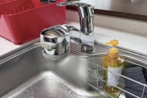 兵庫県加西市網引町に台所蛇口交換でお伺いしました。