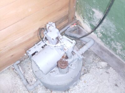 兵庫県神戸市に屋外井戸ポンプ水漏れ調査でお伺いしました。