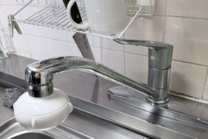 兵庫県赤穂郡上郡町へ蛇口の水漏れ解消に伺いました。