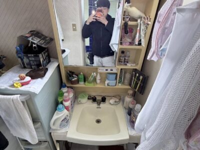 兵庫県加古川市野口町へ洗面蛇口の水漏れ解消に伺いました。