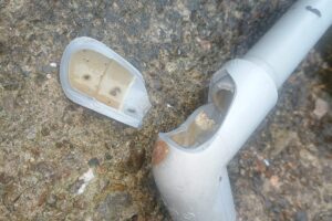 兵庫県丹波市に屋外配管の水漏れ対応でお伺いしました。