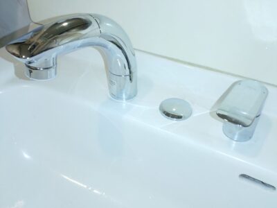 兵庫県たつの市揖西町清水へ洗面蛇口水漏れ調査でお伺い致しました。