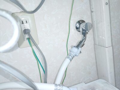 兵庫県川西市緑が丘へ洗濯蛇口の水漏れ修理でお伺いしました。